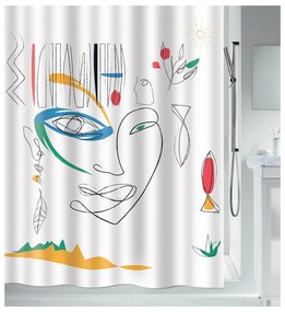 Sprchový záves 180x200 cm Faces – Spirella