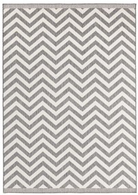 Hanse Home, Kusový koberec Twin Supreme 103432 Palma grey creme – na von aj na doma, 80x250, šedá, chodba / predsieň