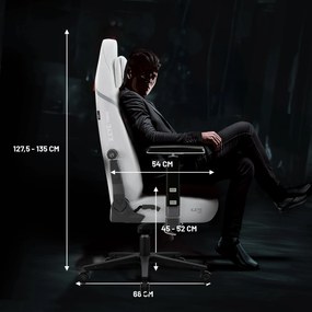 Biela herná stolička Diablo X.Eye Prime Ghosted White