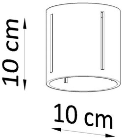 Stropné svietidlo INEZ 1xG9/40W/230V šedá