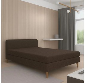 Čalúnená válenda BRISBANE 110x200 cm hnedá