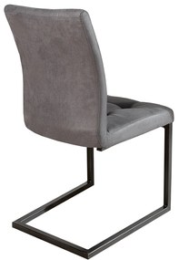 Stolička konzolová Oxford šedá liatina