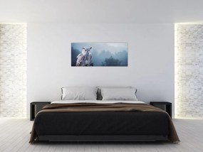 Obraz - Sova snežná (120x50 cm)