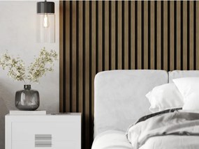 Mexen Lam-F, akustické stenové lamely 275 × 30 cm, plstený podklad 8 mm, technická dyha, orech prírodný, S105-275307-3015-016