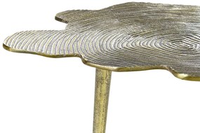 Príručný stolík Mimza (zlatá). Vlastná spoľahlivá doprava až k Vám domov. 1081410