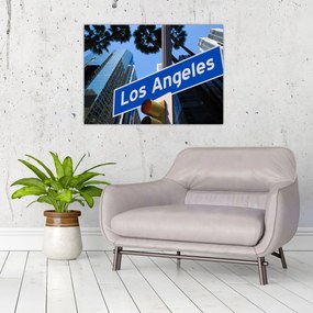 Sklenený obraz - Los Angeles (70x50 cm)