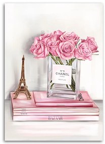 Gario Obraz na plátne Ruže vo váze Chanel Rozmery: 80 x 120 cm