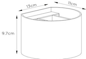 Lucide 09218/04/36 - LED nástenné svietidlo XIO 1xG9/4W/230V antracit