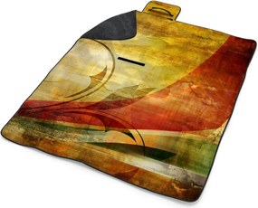 Sablio Plážová deka Retro motív: 200x140 cm