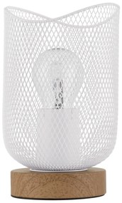 Dizajnová stolová lampa Lyron 12 biele
