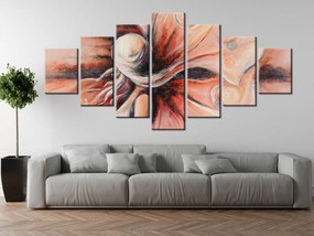 Gario Ručne maľovaný obraz Tajomná neznáma - 7 dielny Rozmery: 210 x 100 cm