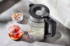 Silvercrest®  Sklenená rýchlovarná kanvica s digitálnym displejom Premium  (100395446)