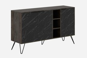 Dizajnová komoda Balaniki 142 cm tmavohnedá