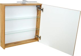 Comodo Zrkadlová skrinka Ideal OW 60 ZS LED-CR s osvetlením Any LED 30 CR, chróm