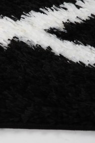 Koberec Boho 656 BLACK/CREAM rozmery koberec: 60x100 cm