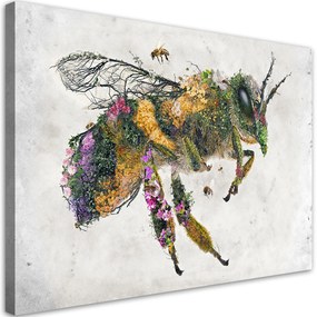 Gario Obraz na plátne Kvetinová včela - Barrett Biggers Rozmery: 60 x 40 cm