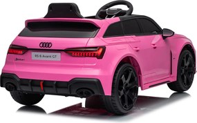 Detské elektrické autíčko Audi RS6 Avant GT ružové