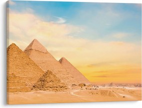 Obraz egyptských pyramíd (70x50 cm)