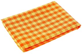 Biante Kuchynská bavlnená utierka Olivia OL-003 Oranžová-žltá kocka veľká