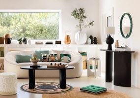 ATMOSPHERA Koberec Malakite, (fi) 120 cm, béžová/čierna/zelená