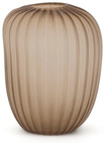 Béžová sklenená váza (výška 27 cm) Lumia – Kave Home