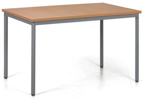 Jedálenský stôl TRIVIA, 120x80 cm, tmavo sivá podnož, buk