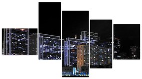 Obraz nočného mesta