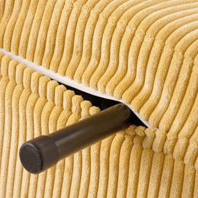 Pohovka SOLACE rozkladacia, menšestrová horčicová 871646