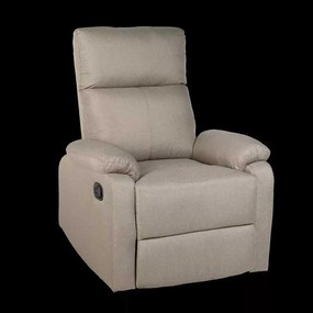 LuxuryForm DESIGN Televízne kreslo CARLOS s polohovaním - béžové