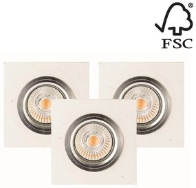 Spot-Light Spot-Light 2515337 - SADA 3x LED Podhľadové svietidlo VITAR 1xGU10/5W/230V betón SP0749