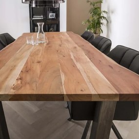 Jedálenský stôl 20-23 240x100cm Solid Acacia natural  - Komfort-nábytok