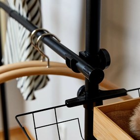 Wenko Sada 2 teleskopických horizontálnych tyčíHerkules, čierna