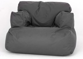 Sedací vak vo tvare kresla Relax šedý