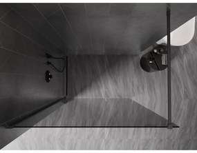 Mexen, Mexen Kioto-X sprchová stena 60 x 200 cm, grafit 10 mm, pištoľový kov - 800-060-101-95-40-X