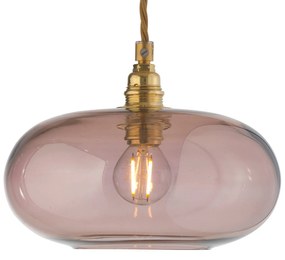 EBB & FLOW Horizon závesná lampa ružová-hnedá Ø 21