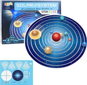 LEAN Toys Vzdelávacia tvorivá sada Planéty slnečnej sústavy, urob si sám