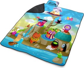 Sablio Plážová deka Rozprávkový svet: 200x140 cm