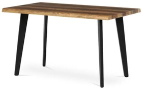 Autronic BONTEC Jedálenský stôl 130x80cm, mdf, sivý dub, HT-F4413 GREY Farba: Hnedá