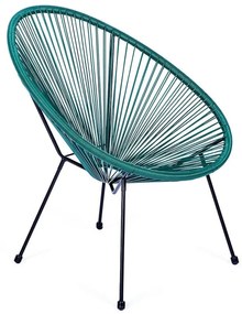 Zelené kovové/plastové záhradné kreslo Avocado Comfort – Bonami Selection