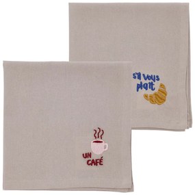 Textilné obrúsky v súprave 2 ks 40x40 cm Bistro – Södahl