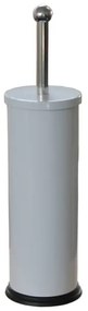 WC štetka s krytým stojanom, sivá