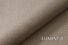 Boxspring posteľ Penia 160x200 s úložným priestorom - béžový hydrofóbny velúr Element 6