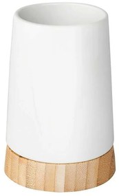 Biela keramická súprava doplnkov do kúpeľne Bamboo – Wenko