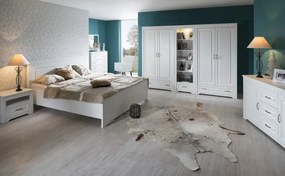 Široká komoda Atik, biela