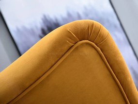 Relaxačné kreslo Dawntawn (medová + čierna). Akcia -20%. Vlastná spoľahlivá doprava až k Vám domov. 1135675