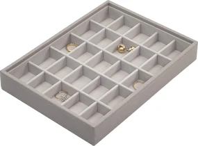 Krabička na šperky Stackers s 25 priehradkami classic taupe