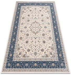 Koberec NAIN Ornament, rám 7179/51613 béžový / modrý