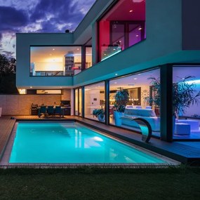 LED RGBW Kúpeľňový stmievateľný pásik LED/7,5W/12V IP65 3m Wi-Fi Tuya