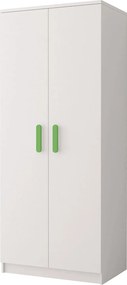 Šatníková skriňa SCOUT - biela (viac variant)