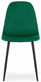 Jedálenská stolička COMO tmavo zelená